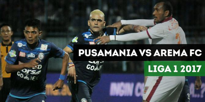 VIDEO: Highlights Liga 1 2017, Pusamania Borneo Vs Arema FC 3-2
