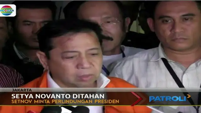 Rompi Oranye KPK untuk Setya Novanto