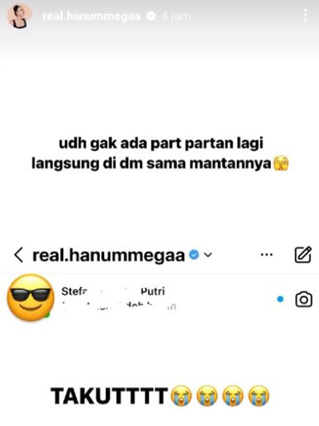 6 Potret Hanum Mega Curhat Suami Diduga Selingkuh, Masih Perhatian ke Mantan Pacar