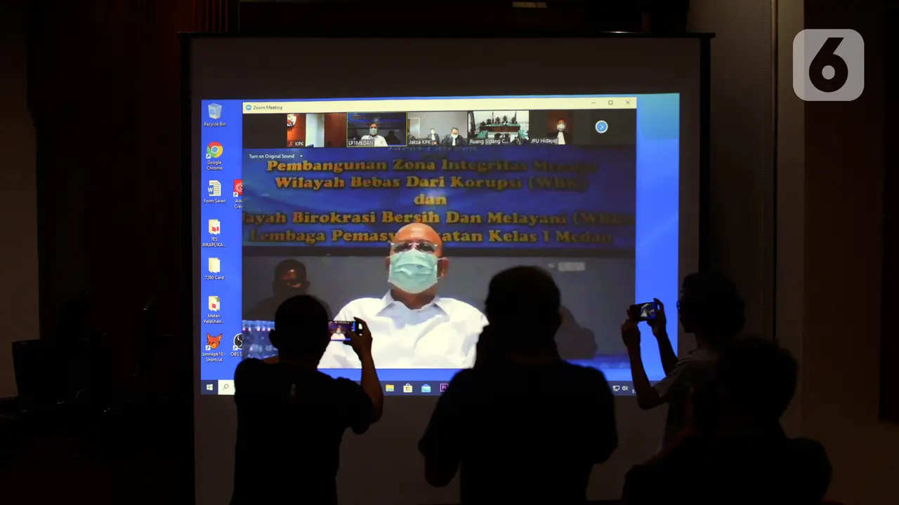 Wali Kota Medan nonaktif Tengku Dzulmi Jalani Sidang Putusan Secara Daring