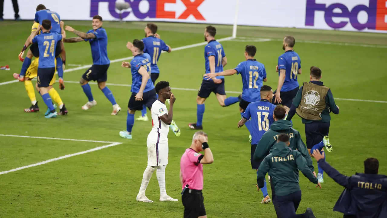 FOTO: Drama Adu Penalti Bawa Italia Juara Euro 2020