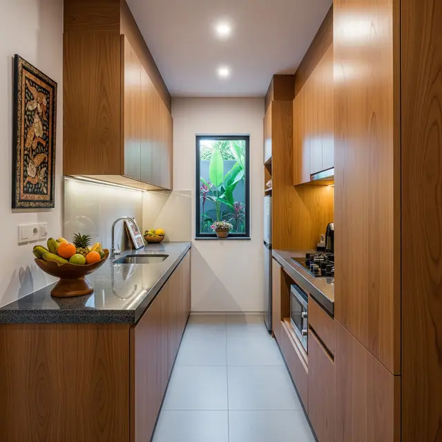 9 Desain Dapur Sempit Memanjang, Solusi Fungsional Hunian Modern