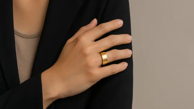Model Cincin Emas 9 karat yang Cocok untuk Style Harian Elegan di 2025/Ilustrasi gambar oleh AI