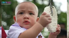 Mengintip keseruan Rayyanza lomba makan kerupuk di perayaan HUT RI ke-77. (Foto: YouTube/ Rans Entertainment)