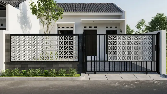 9 Model Pagar Roster untuk Rumah Kecil agar Sirkulasi Udara Lancar dan Sejuk