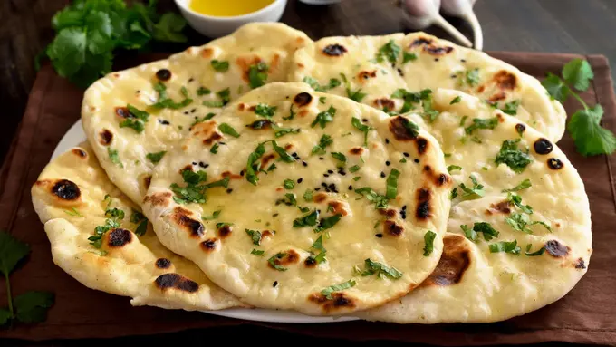 roti naan india flat bread