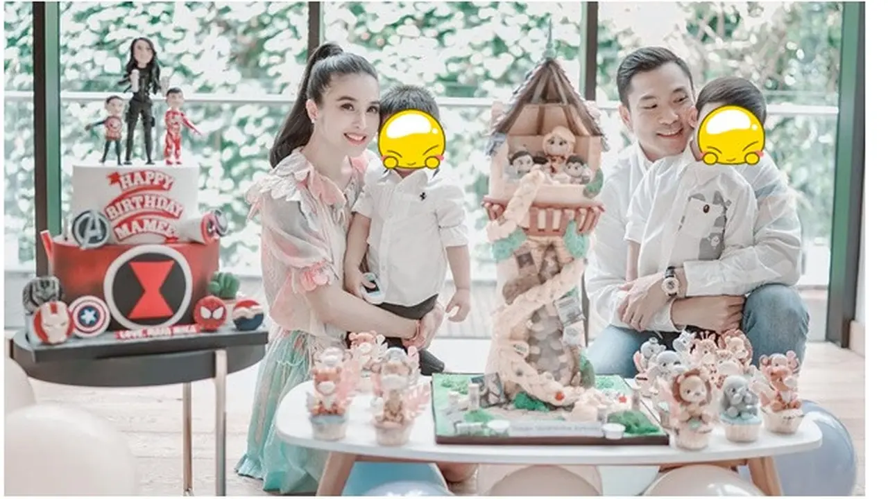 6 Potret Ulang Tahun Sandra Dewi yang ke-38 Tahun, Bentuk Kuenya Unik