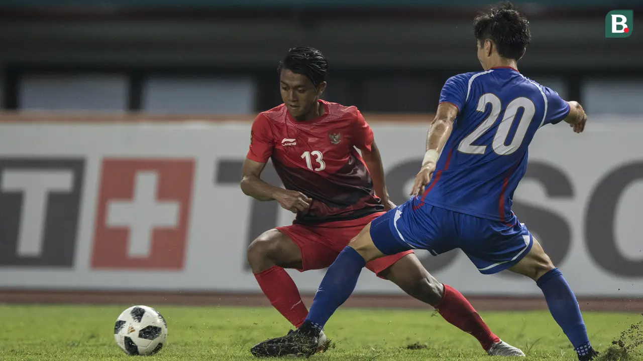 Sepak Bola : Indonesia Vs Chinese Taipei