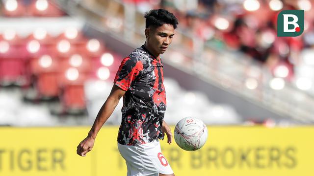 Pemain Timnas Indonesia Marselino Ferdinan