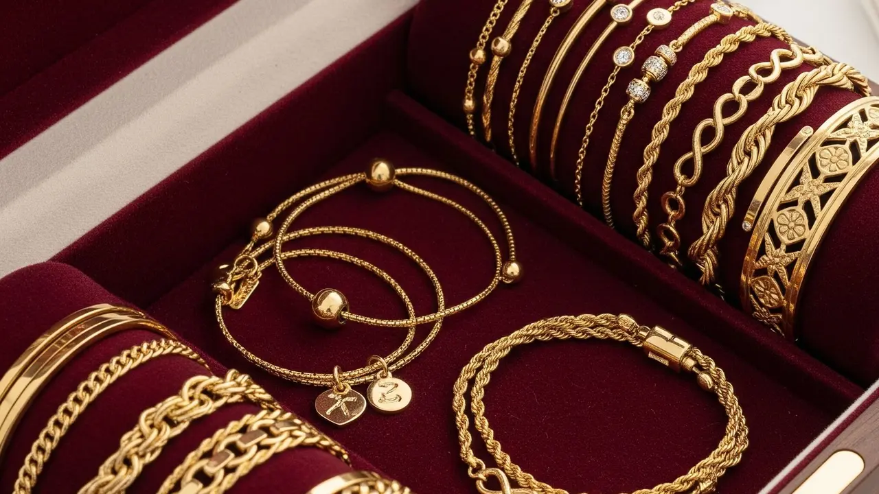 Model Gelang Emas Ringan Nyaman Terbaru 2025