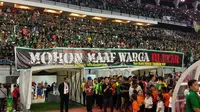 Bonek Meminta Maaf atas Kejadian di Blitar