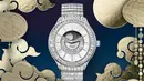 Dalam rangka Festival Pertengahan Musim Gugur China, Piaget meluncurkan koleksi perhiasan jam tangan Limelight Stella yang terinspirasi dari bulan dan bunga.Jam tangan ini juga cocok digunakan sebagai perhiasan karena terbuat dari Mutiara halus yang memancarkan kilau terang. (dok/Piaget).