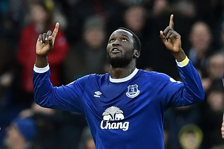 Penyerang Everton, Romelu Lukaku. (AFP/Oli Scarff)