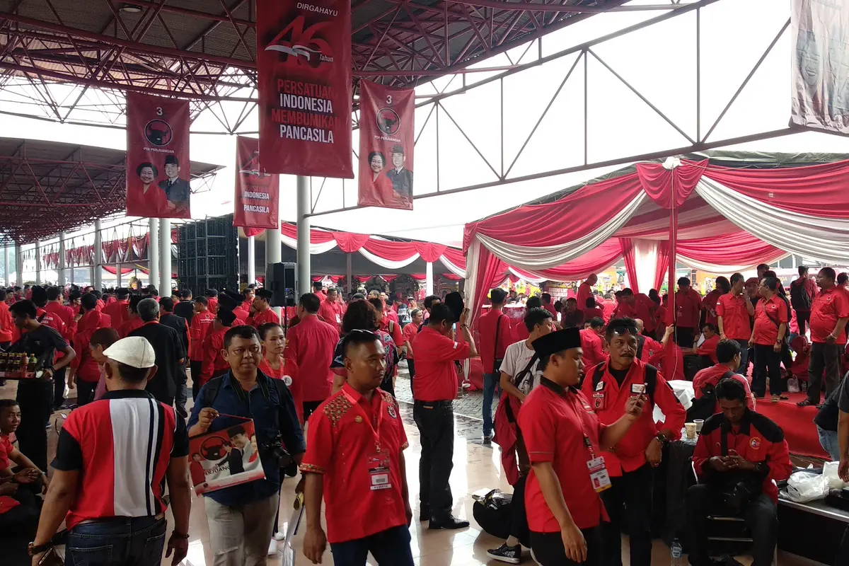 Suasana JIExpo di perayaan ulang tahun PDIP