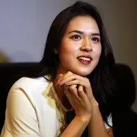 Raisa dalam latihan pertama Konser 'Jatuh Hati' (Deki Prayoga/Bintang.com)