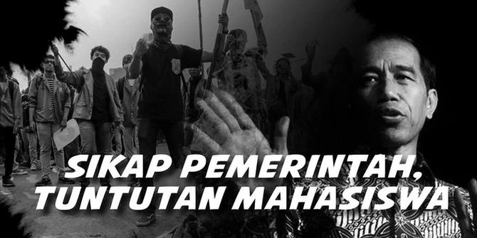 VIDEO: Sikap Pemerintah Atas Tuntutan di Aksi Mahasiswa