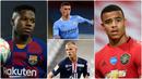 Pemain-pemain muda terbaik se-Eropa akan bersaing dalam penghargaan Golden Boy 2020. Erling Haaland, Jadon Sancho, Ansu Fati dan Alphonso Davies masuk daftar calon peraih Golden Boy 2020. Berikut 20 kandidat Golden Boy 2020. (kolase foto AFP)