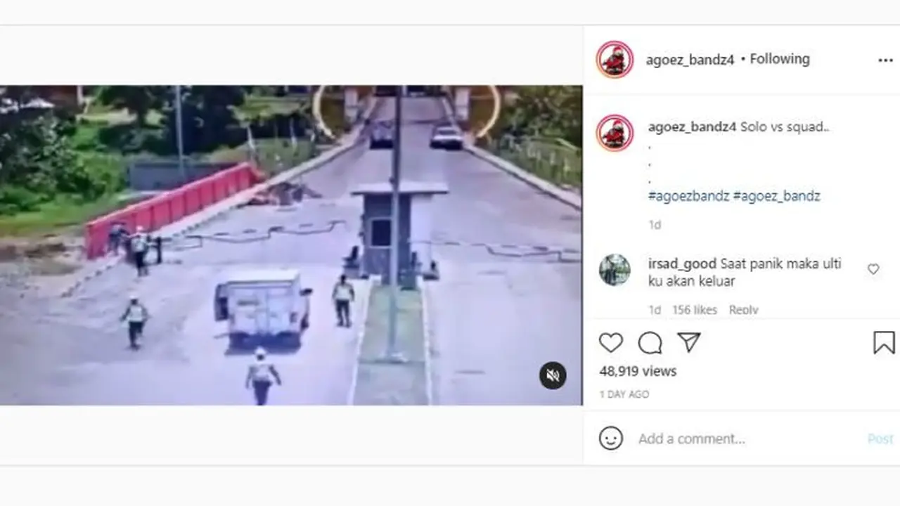 Lihat Aksi Pemotor Ini Lolos dari Hadangan Petugas Kepolisian (Ist)