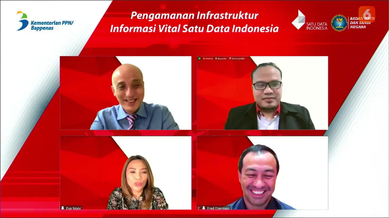 Webinar Satu Data Indonesia: Pengamanan Infrastruktur Informasi Vital Satu Data Indonesia