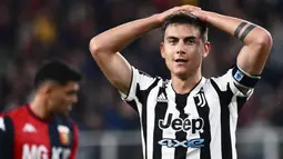 Juventus mampu unggul lebih dulu lewat gol yang dicetak oleh Paulo Dybala. (AFP/Marco Bertorello)