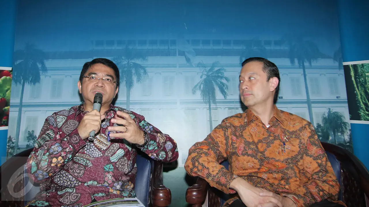 20151002-Mendag Thomas Lembong dan Kepala BKPM Franky Sibarani-Jakarta