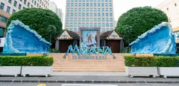 Instalasi “The Ocean Is Calling” di Plaza Senayan untuk menyambut keseruan Moana live action. (Foto/dok: Disney Indonesia)