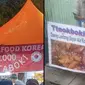 6 Spanduk Jualan Makanan Berkonsep Korea Ini Nyeleneh Banget, Kocak (Twitter/txtdarigajelas)