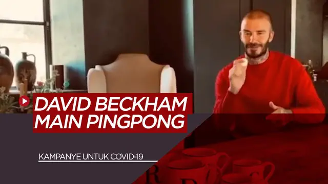 VIDEO: Kampanye Unik Mantan Pemain Manchester United, David Beckham untuk Lawan COVID-19