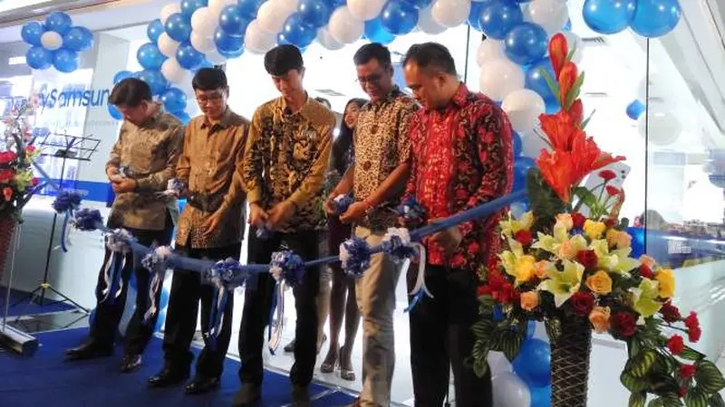 Pembukaan My Samsung Priority Service di Yogyakarta. Liputan6.com/Switzy Sabandar