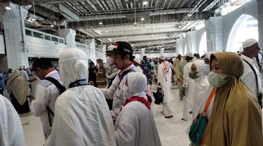 Jemaah calon haji di Makkah (Foto: dokumentasi MCH)