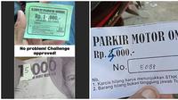 Tarif Parkir Nominalnya Diganti. (Sumber: X/onecak dan 1cak.com)
