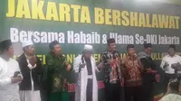 Djarot Saiful Hidayat di Islamic Centre Jakarta Utara (Liputan6.com/Devira Prastiwi)