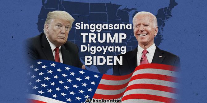VIDEO: Singgasana Donald Trump Digoyang Joe Biden