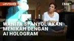 Alicia Framis, wanita asal Spanyol ini akan mencetak rekor baru. Ia menjadi wanita pertama yang akan menikah dengan hologram. Sang suami diciptakan dari AI Hologram dan dinamai AiLex.