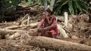 Sebelumnya, sejumlah nagari di Kabupaten Pesisir terdampak banjir yang terjadi pada Rabu 12 Maret 2025. Adapun nagari yang terparah dilanda banjir dan saat ini masih dalam penangananan yakni Nagari Pelangai Gadang, Kecamatan Ranah Pesisir. (REZAN SOLEH/AFP)