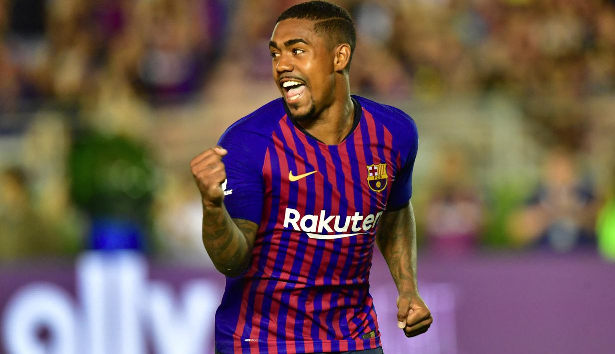 Malcom digadang-gadang bakal menjadi pemain penting di Camp Nou. Namun, pemain sayap itu hanya tampil dalam 15 kesempatan untuk Barcelona sebelum dilepas ke Zenit Saint Petersburg pada musim panas berikutnya. (Foto: AFP/Frederic J.Brown)