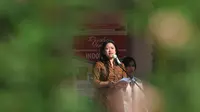 Menko Puan Maharani memimpin upacara Pencanangan Gerakan Nasional Revolusi Mental. (Liputan6.com/ Herman Zakharia)