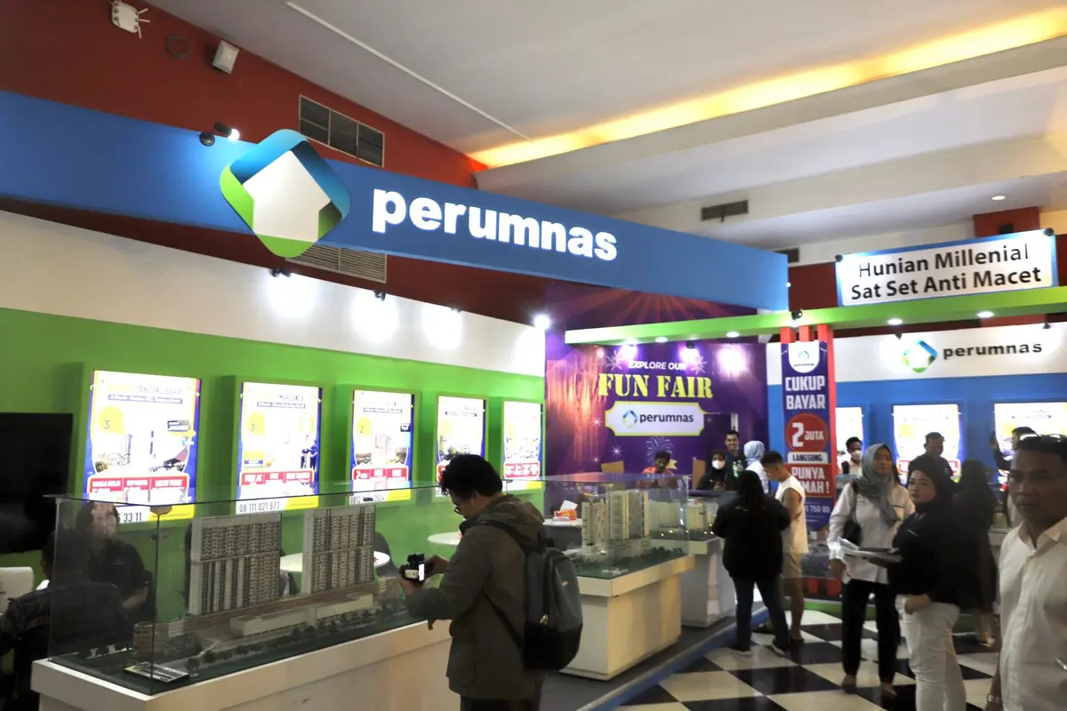 Perum Perumnas turut memghadirkan booth pameran dalam perayaan Pekan Raya Jakarta (PRJ) atau Jakarta Fair Kemayoran 2023. (Dok Perumnas)