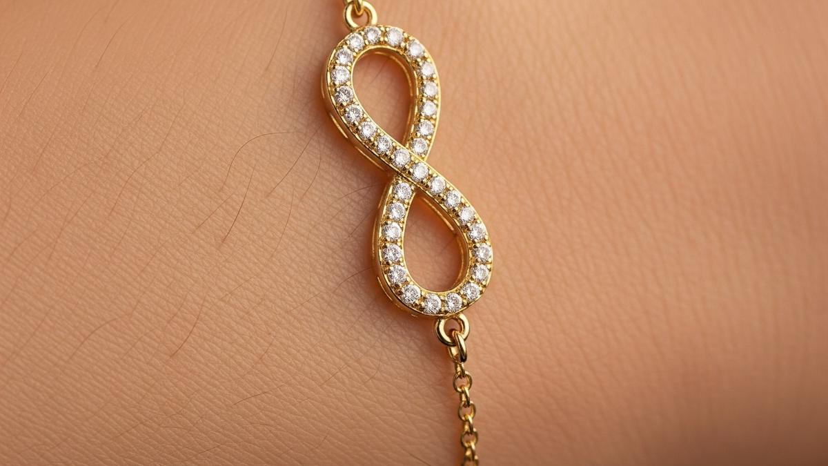 7 Gelang Emas Simbol Infinity untuk Wanita Karier Modern, Pancarkan Aura Mandiri