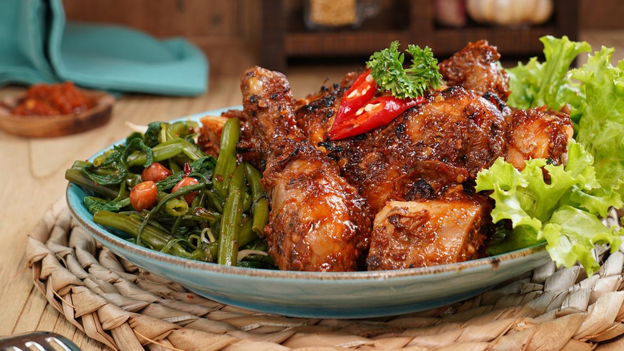 Ilustrasi ayam bakar taliwang