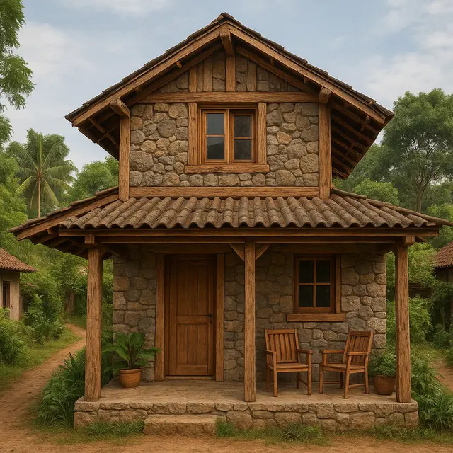 7 Gambar Rumah Sederhana Ukuran 6x9 di Kampung 2 Lantai, Estetik Bikin