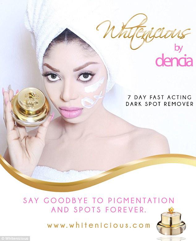 Iklan krim pemutih Dencia yang memicu kontroversi | Photo copyright Dailymail.co.uk