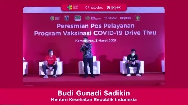 Layanan Vaksinasi Covid-19 Drive Thru Halodoc  Diharapkan Bisa Tingkatkan Partisipasi Masyarakat