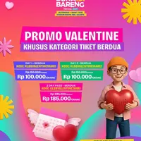 Jangan lewatkan untuk nikmati keseruan KLBB Festival 2026, ddengan membeli tiket promo di hari Valentine.