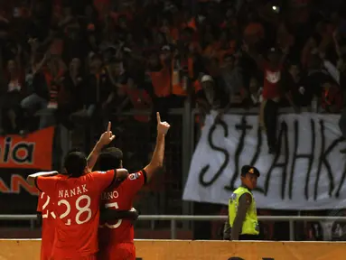 Persija Jakarta sukses membekuk Barito Putera 3-1 di laga lanjutan Indonesia Super League di Stadion GBK, (5/9/2014). (Liputan6.com/Helmi Fithriansyah)