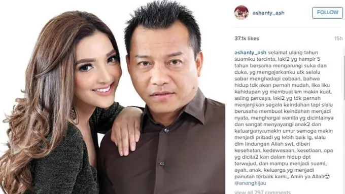 Anang Hermansyah dan Ashanty