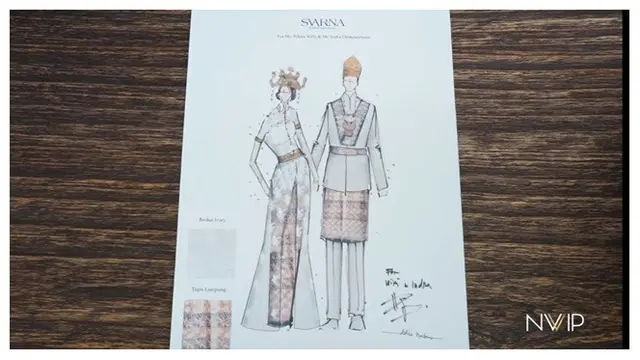 10 Detail Busana Akad Nikita Willy dan Indra Priawan, Mewah dan Elegan