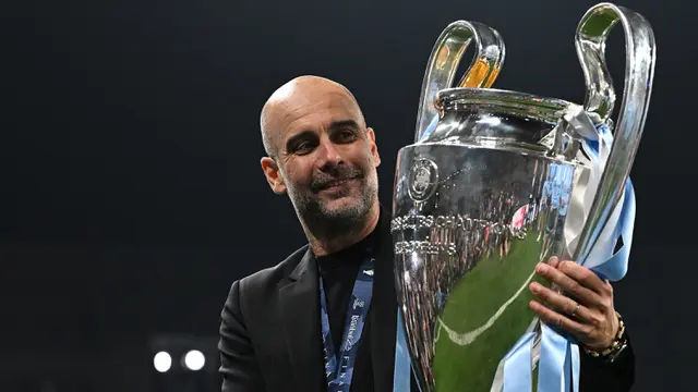 Foto: Pep Guardiola Bikin Rekor Jadi Pelatih Pertama yang Dua Kali Cetak Treble Winners, Ini Dia Deretan Momennya