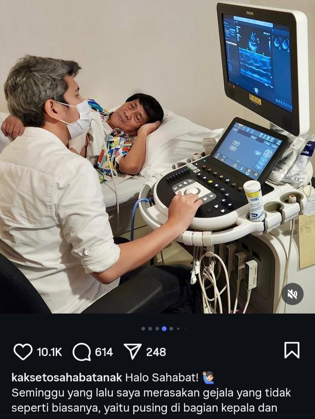 Unggahan Kak Seto, menyampaikan bahwa ia mengalami stroke ringan. (Instagram/kaksetosahabatanak)