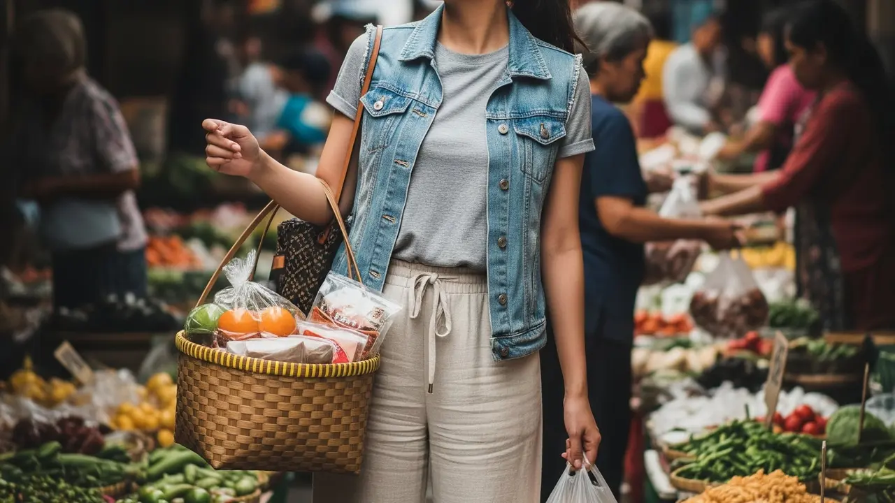 Inspirasi Outfit Ibu-Ibu ke Pasar yang Tidak Pasaran